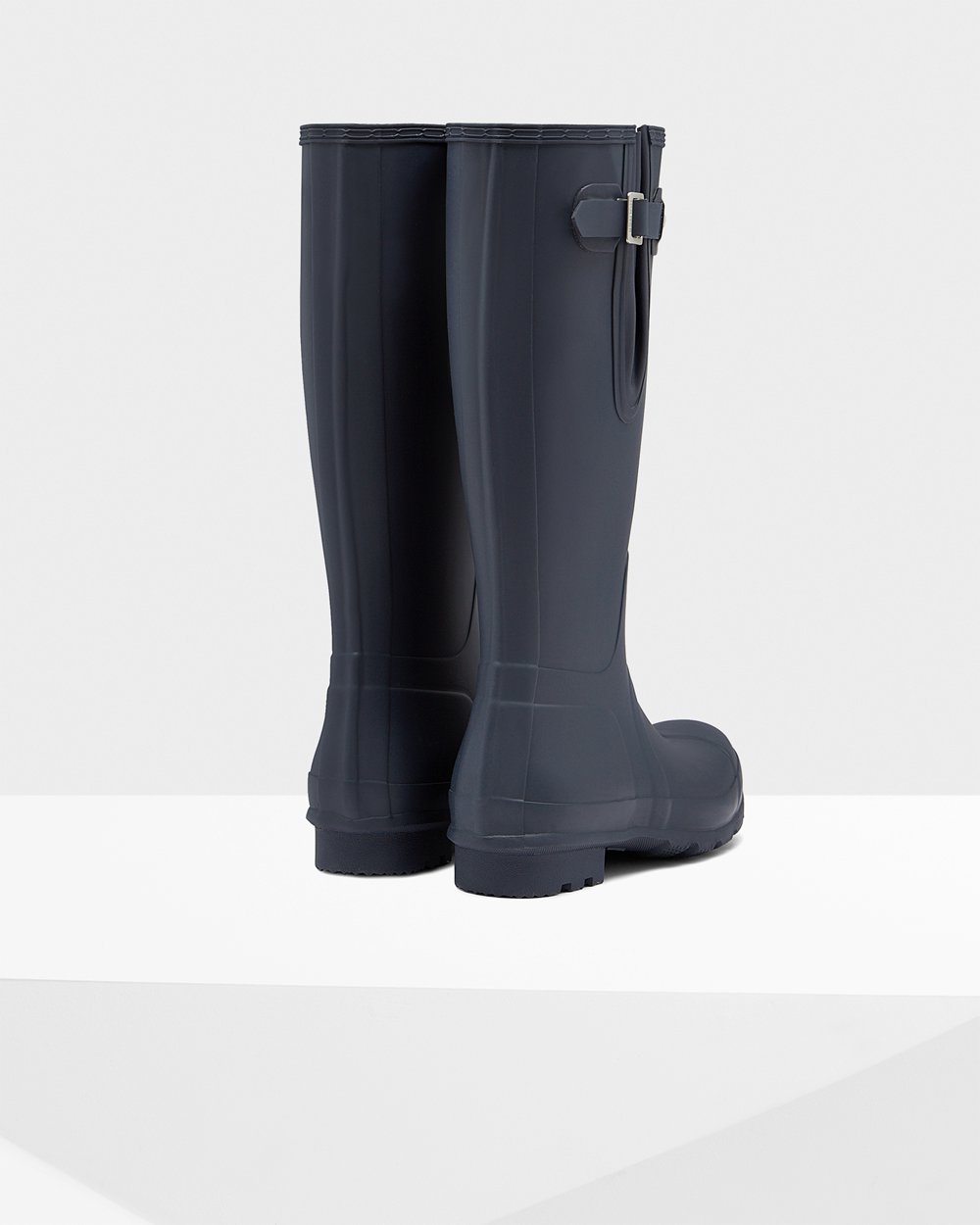 Mens Hunter Original Side Adjustable - Tall Rain Boots Navy - 6310-FHKMO